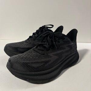 Hoka Clifton 9 Black Running Shoes